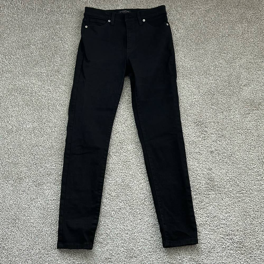 Banana republic black denim size 2